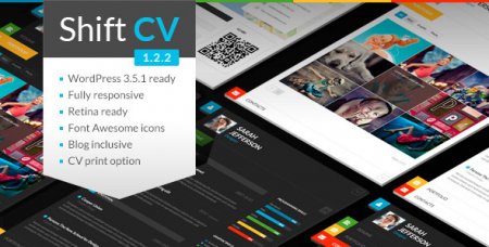 ShiftCV | Blog, Resume, Portfolio [HTML]